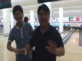 Bowling league (NanoBio Lab. vs Energy Lab.)